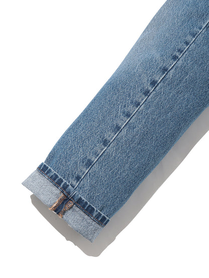 501® CROP ミディアムインディゴ WORN IN