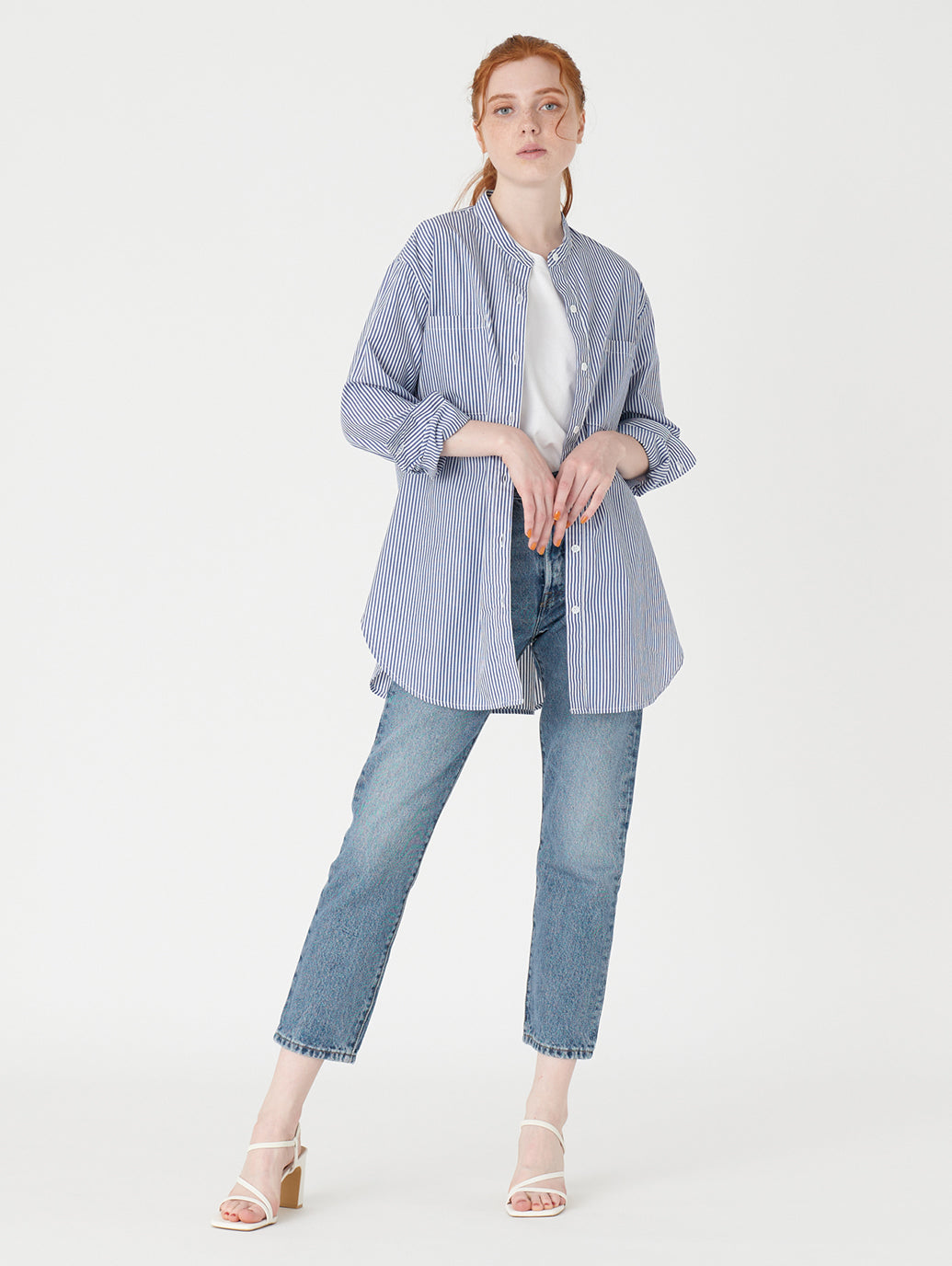 501® CROP ミディアムインディゴ WORN IN