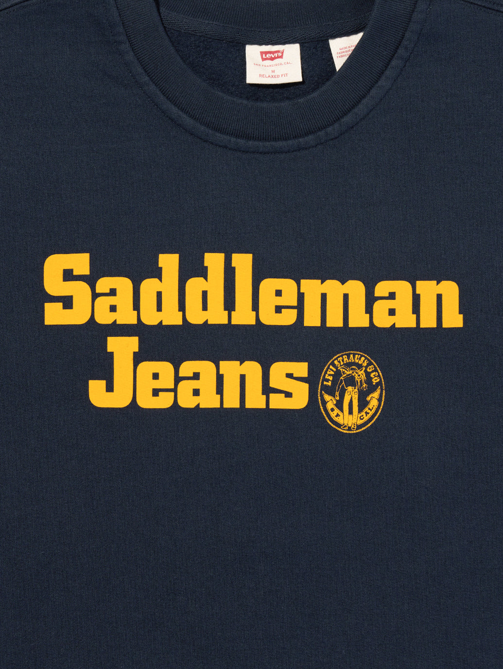 リラックス グラフィック クルーネック スウェット