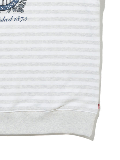 グラフィック クルーネックスウェットシャツ