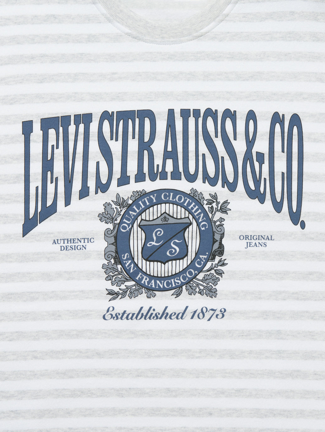 グラフィック クルーネックスウェットシャツ