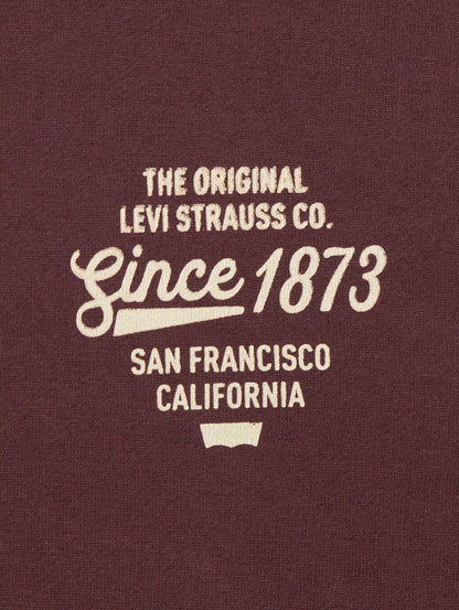 グラフィック クルーネックスウェットシャツ