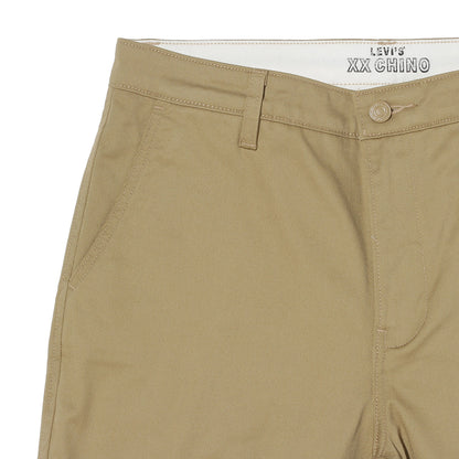 STA PREST XX CHINO STRAIGHT HARVEST GOLD S CTTN/POLY TWLL