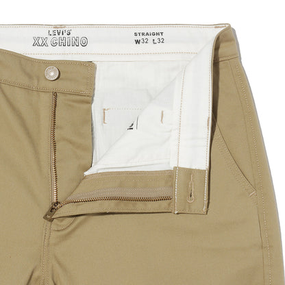 STA PREST XX CHINO STRAIGHT HARVEST GOLD S CTTN/POLY TWLL