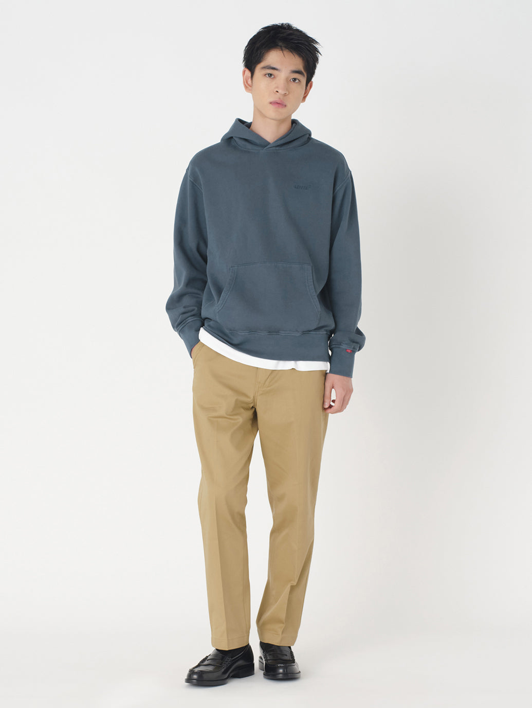 STA PREST XX CHINO STRAIGHT HARVEST GOLD S CTTN/POLY TWLL