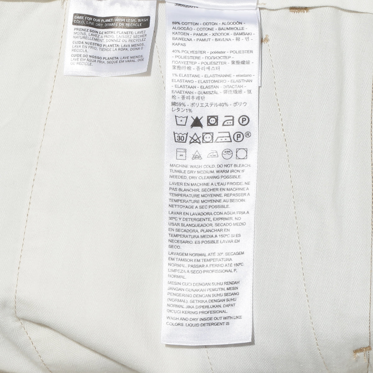 STA PREST XX CHINO STRAIGHT HARVEST GOLD S CTTN/POLY TWLL