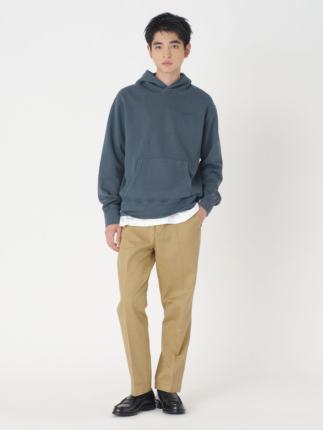 STA PREST XX CHINO STRAIGHT HARVEST GOLD S CTTN/POLY TWLL