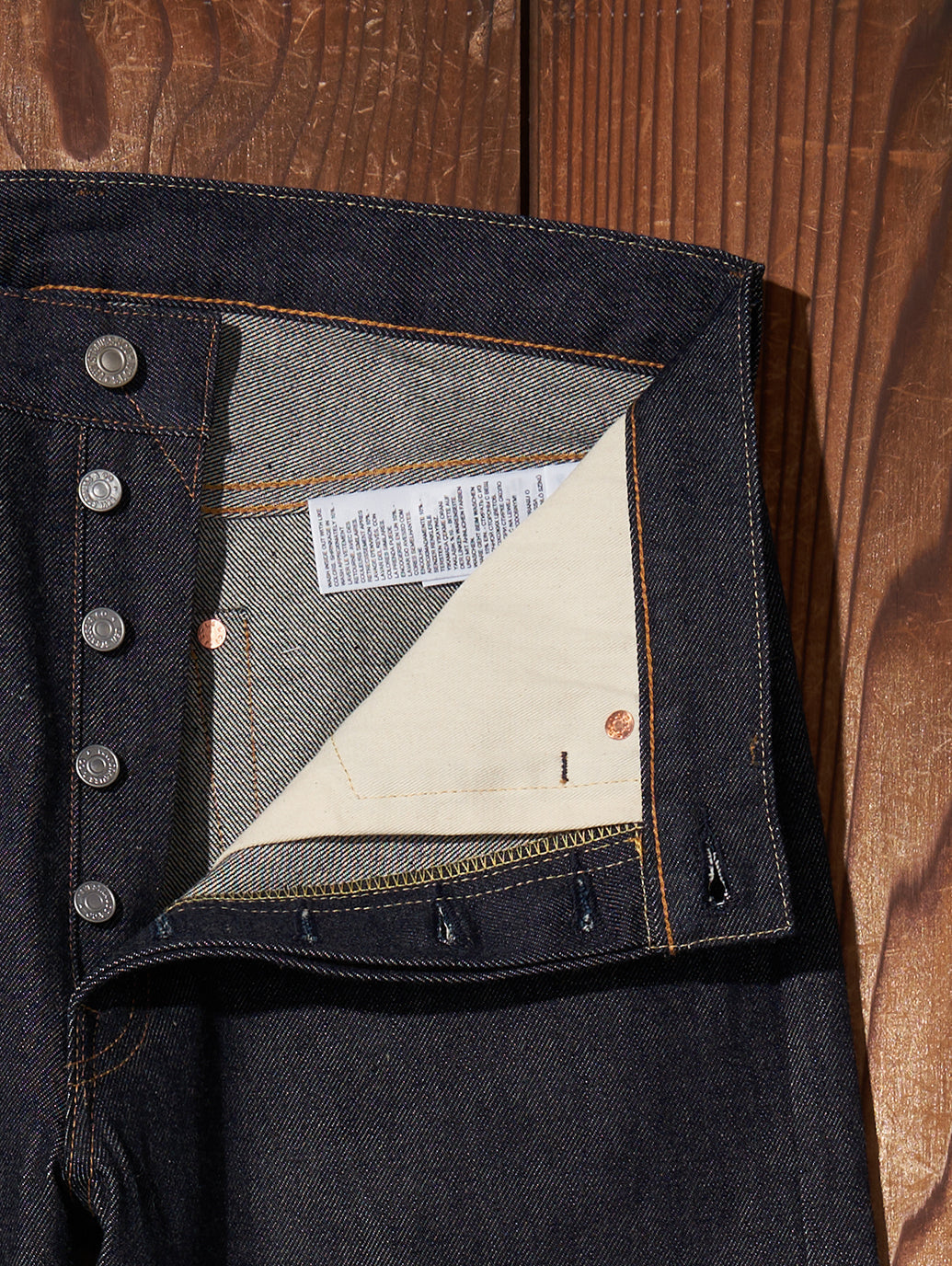 LEVI'S® VINTAGE CLOTHING 1955 501® JEANS ORGANIC RIGID