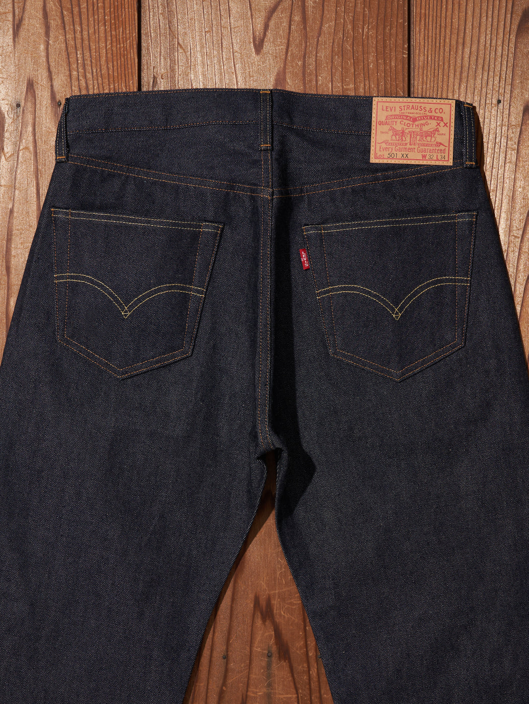 LEVI'S® VINTAGE CLOTHING 1955 501® JEANS ORGANIC RIGID