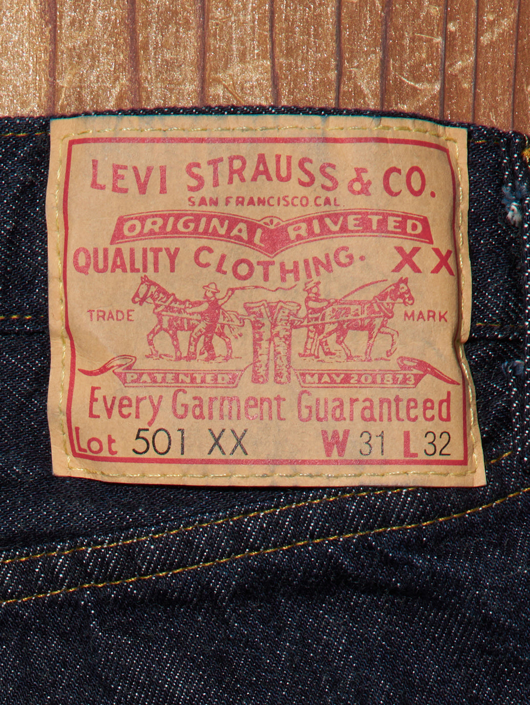 LEVI'S® VINTAGE CLOTHING 1955 501® ORIGINAL ジーンズ リンス