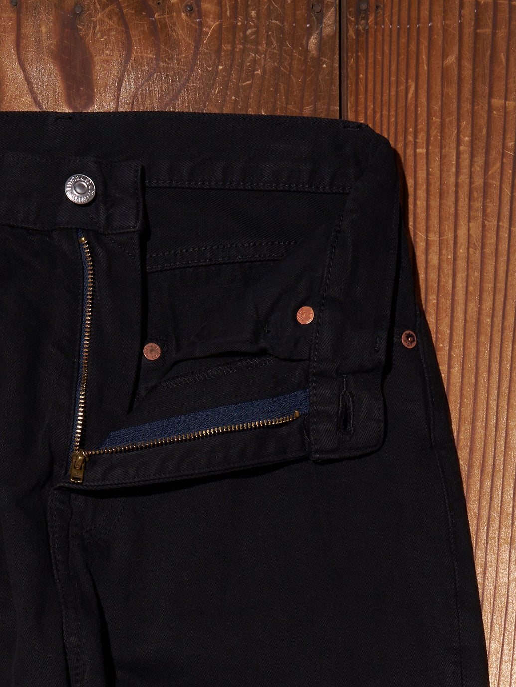 LEVI'S® VINTAGE CLOTHING 1950'S 701 JEANS BLACK LIZARD