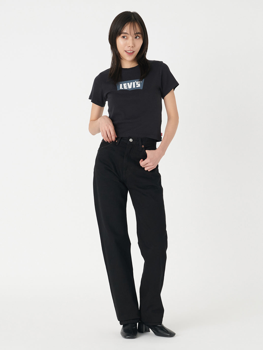 LEVI'S® VINTAGE CLOTHING 1950'S 701 JEANS BLACK LIZARD