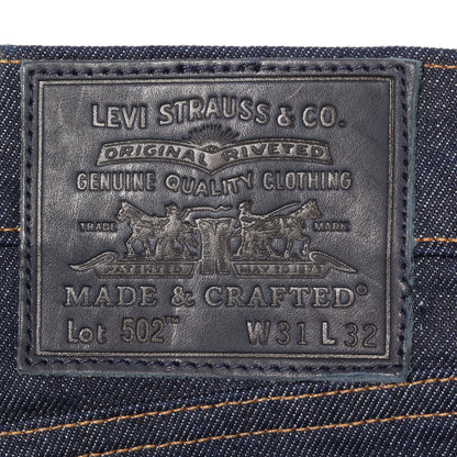 LEVI'S® MADE&CRAFTED® 502™ テーパードジーンズ RESIN ダークインディゴ RINSE STRETCH