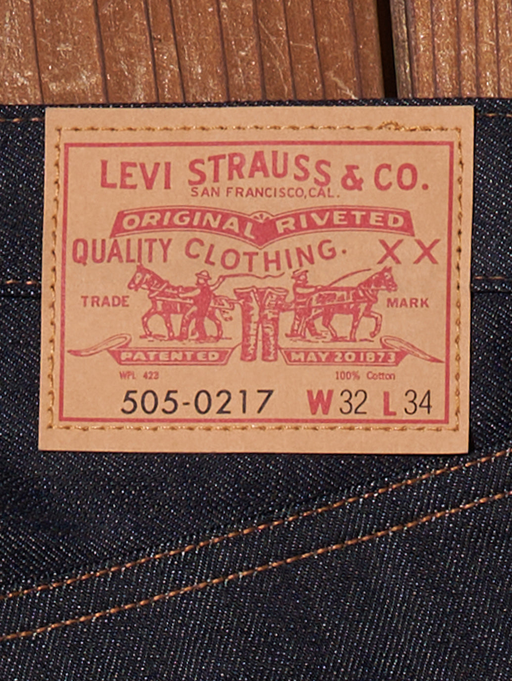 LEVI'S® VINTAGE CLOTHING 1967 505 ジーンズ ORGANIC リジッド