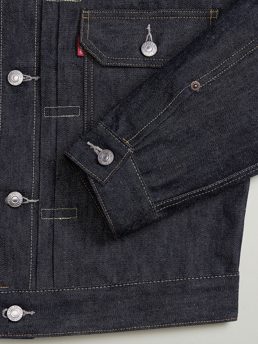 LEVI'S® VINTAGE CLOTHING 1953 TYPE II TRUCKER JACKET ORGANIC RIGID