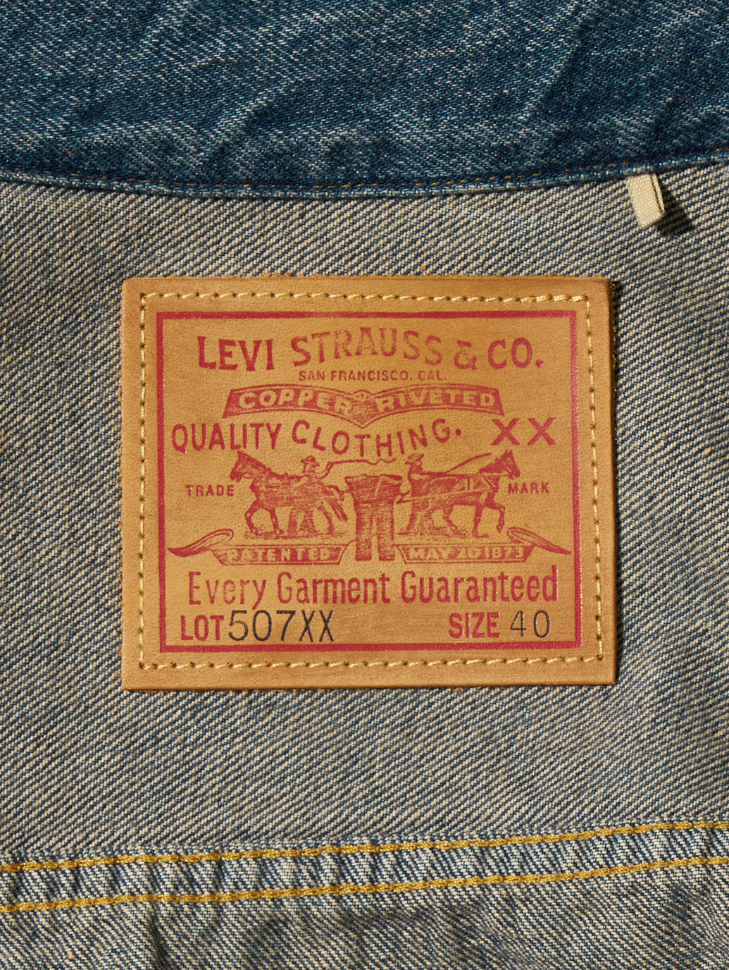 LEVI'S® VINTAGE CLOTHING 1953 TYPE II JACKET ダークインディゴ