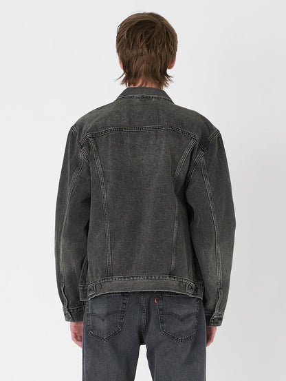 トラッカージャケット ブラック ROUND MIDNIGHT