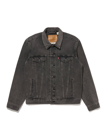 トラッカージャケット ブラック ROUND MIDNIGHT