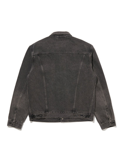 トラッカージャケット ブラック ROUND MIDNIGHT