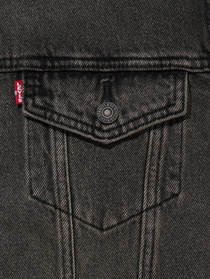 トラッカージャケット ブラック ROUND MIDNIGHT