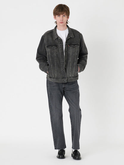 トラッカージャケット ブラック ROUND MIDNIGHT