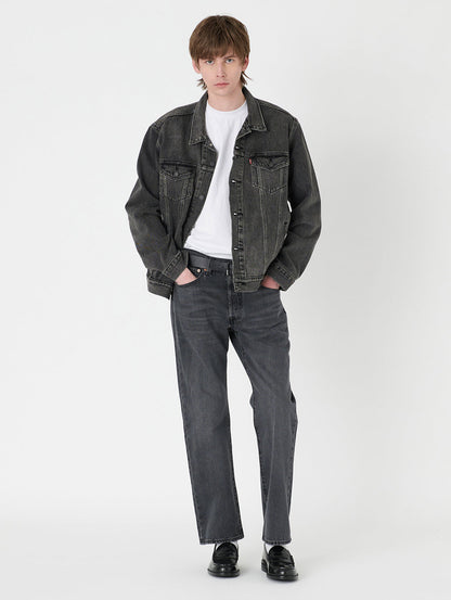 トラッカージャケット ブラック ROUND MIDNIGHT