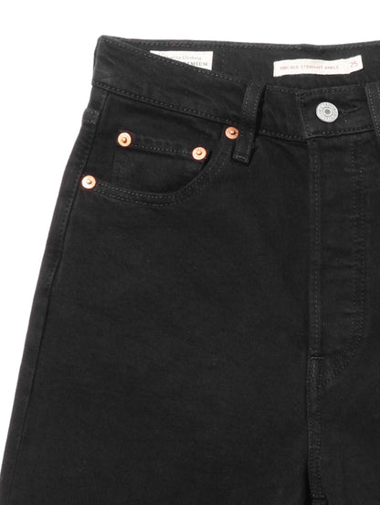 RIBCAGE STRAIGHT ANKLE BLACK HEART