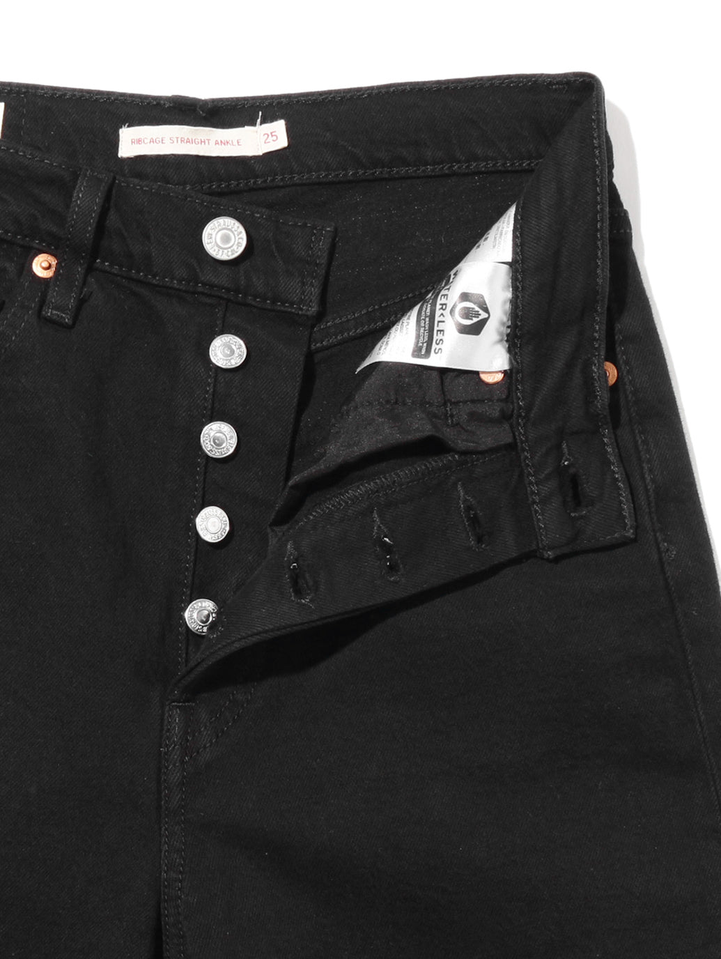 RIBCAGE STRAIGHT ANKLE BLACK HEART