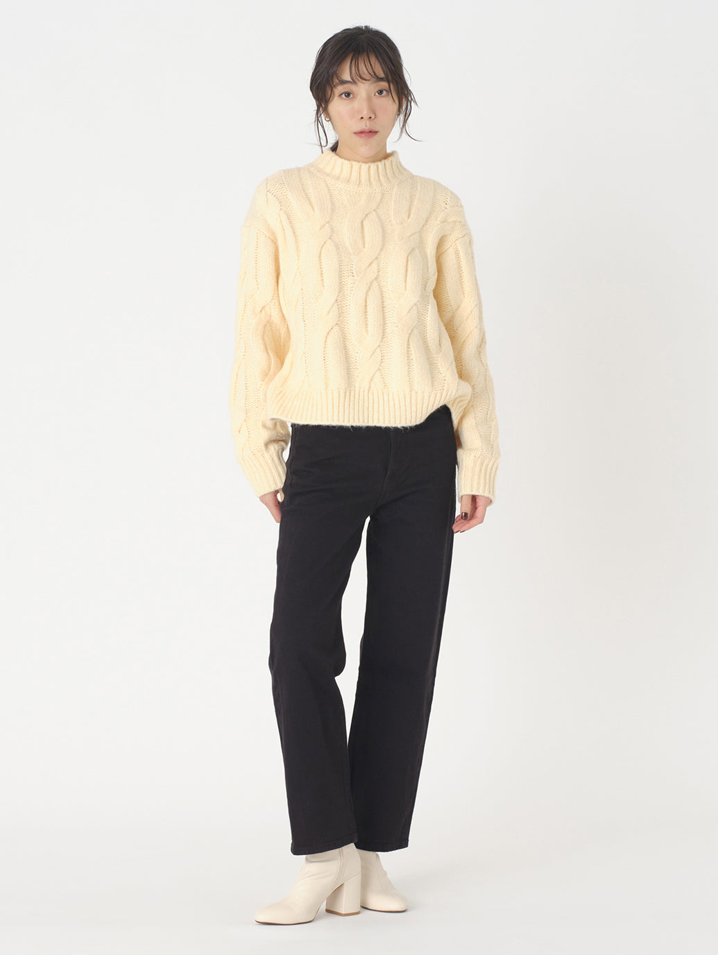 RIBCAGE STRAIGHT ANKLE BLACK HEART