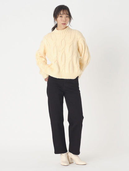 RIBCAGE STRAIGHT ANKLE BLACK HEART