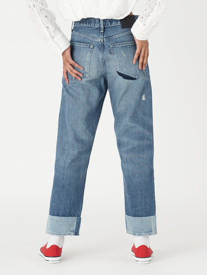 LEVI'S® MADE&CRAFTED® THE COLUMN LMC MOKUTEKI MIJ ダークインディゴ DESTRUCTED