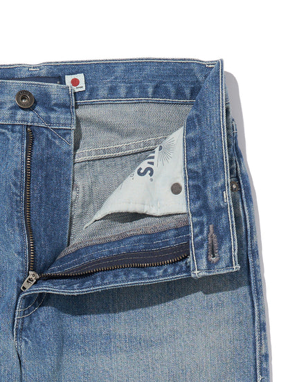 LEVI'S® MADE&CRAFTED® THE COLUMN LMC MOKUTEKI MIJ ダークインディゴ DESTRUCTED