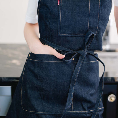 デニムエプロン