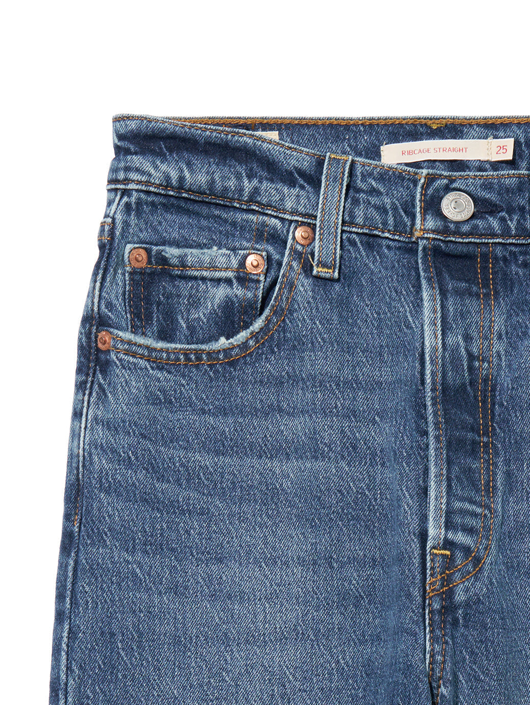 RIBCAGE ストレート ダークインディゴ VALLEY VIEW