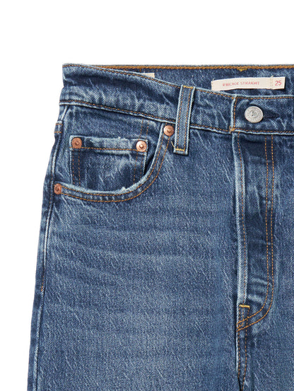 RIBCAGE ストレート ダークインディゴ VALLEY VIEW