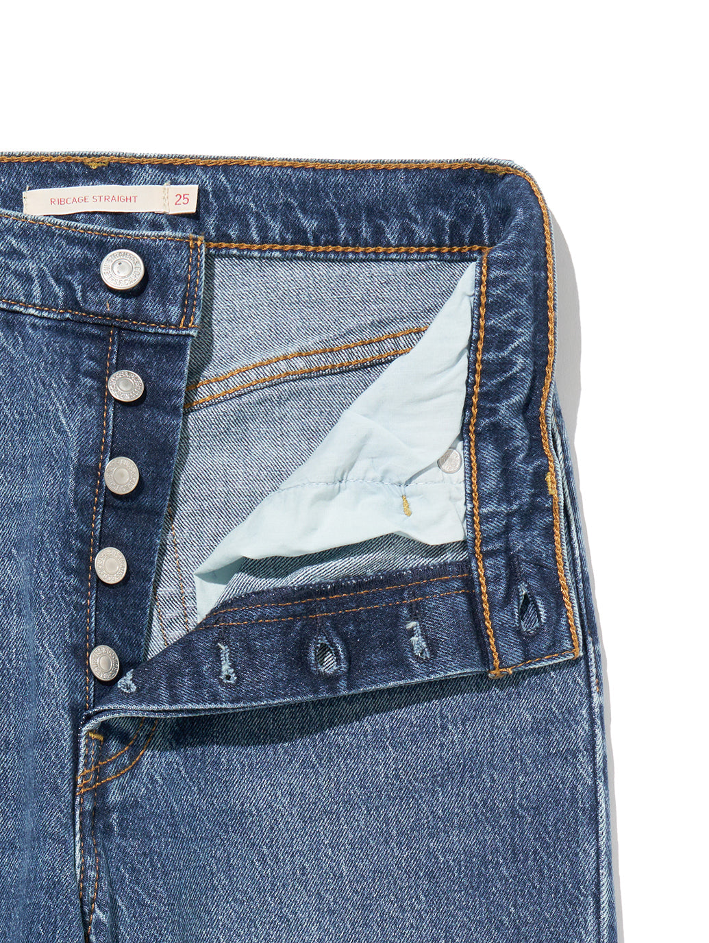 RIBCAGE ストレート ダークインディゴ VALLEY VIEW