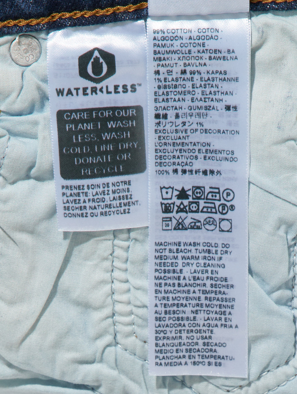 RIBCAGE ストレート ダークインディゴ VALLEY VIEW