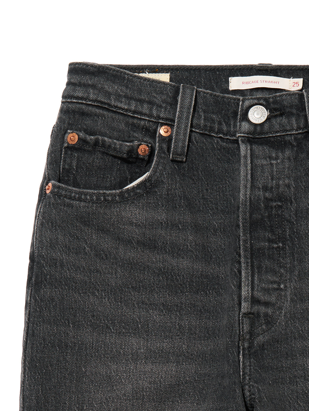 RIBCAGE ストレート ブラック STATIC NOISE OVERLOAD