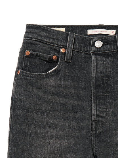 RIBCAGE ストレート ブラック STATIC NOISE OVERLOAD