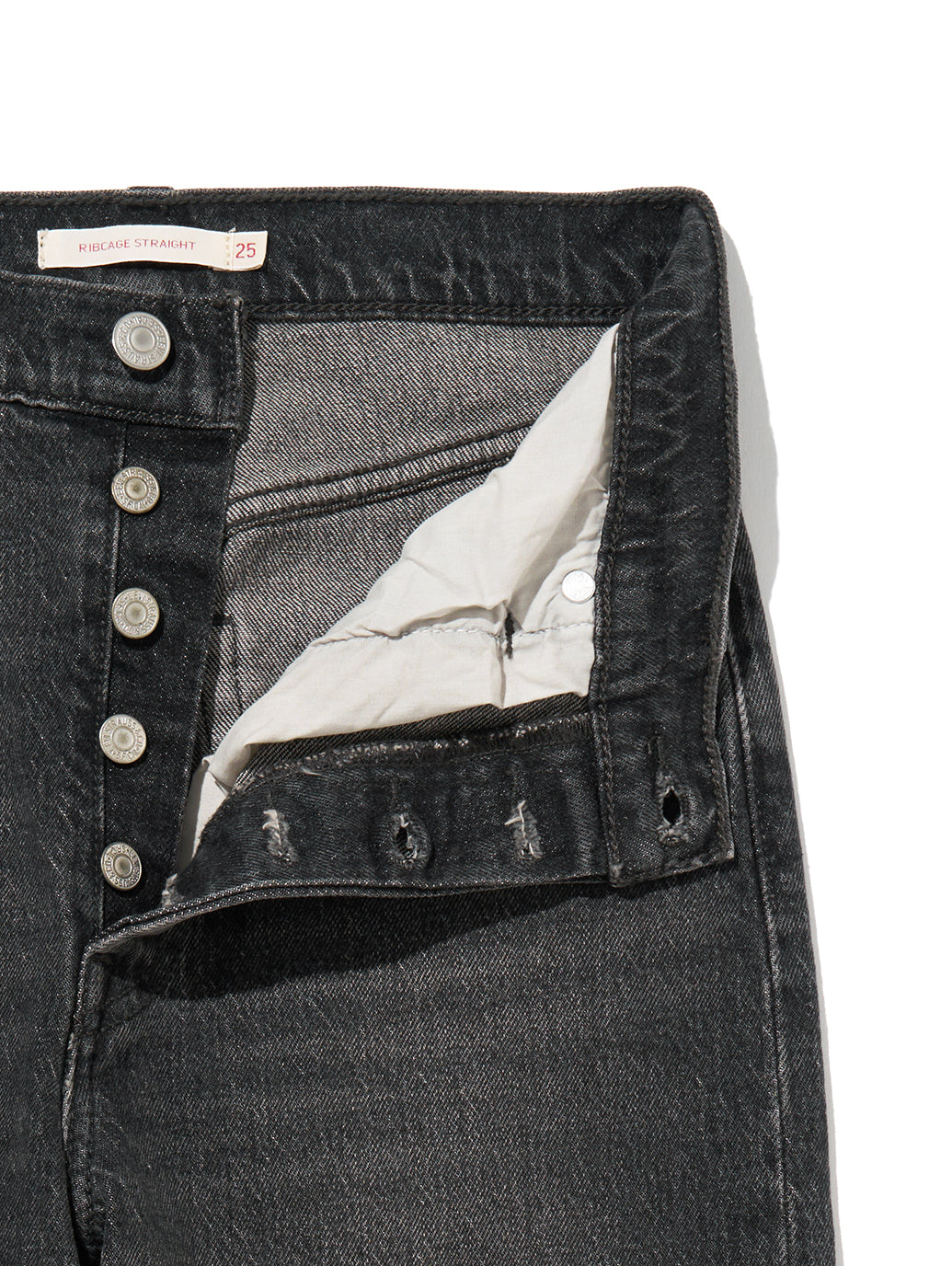 RIBCAGE ストレート ブラック STATIC NOISE OVERLOAD