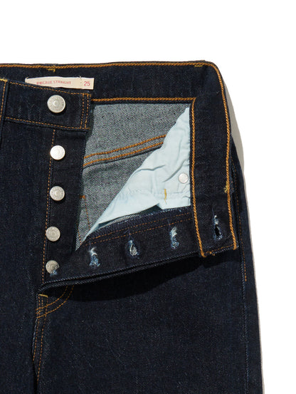 RIBCAGE ストレートジーンズ ダークインディゴ