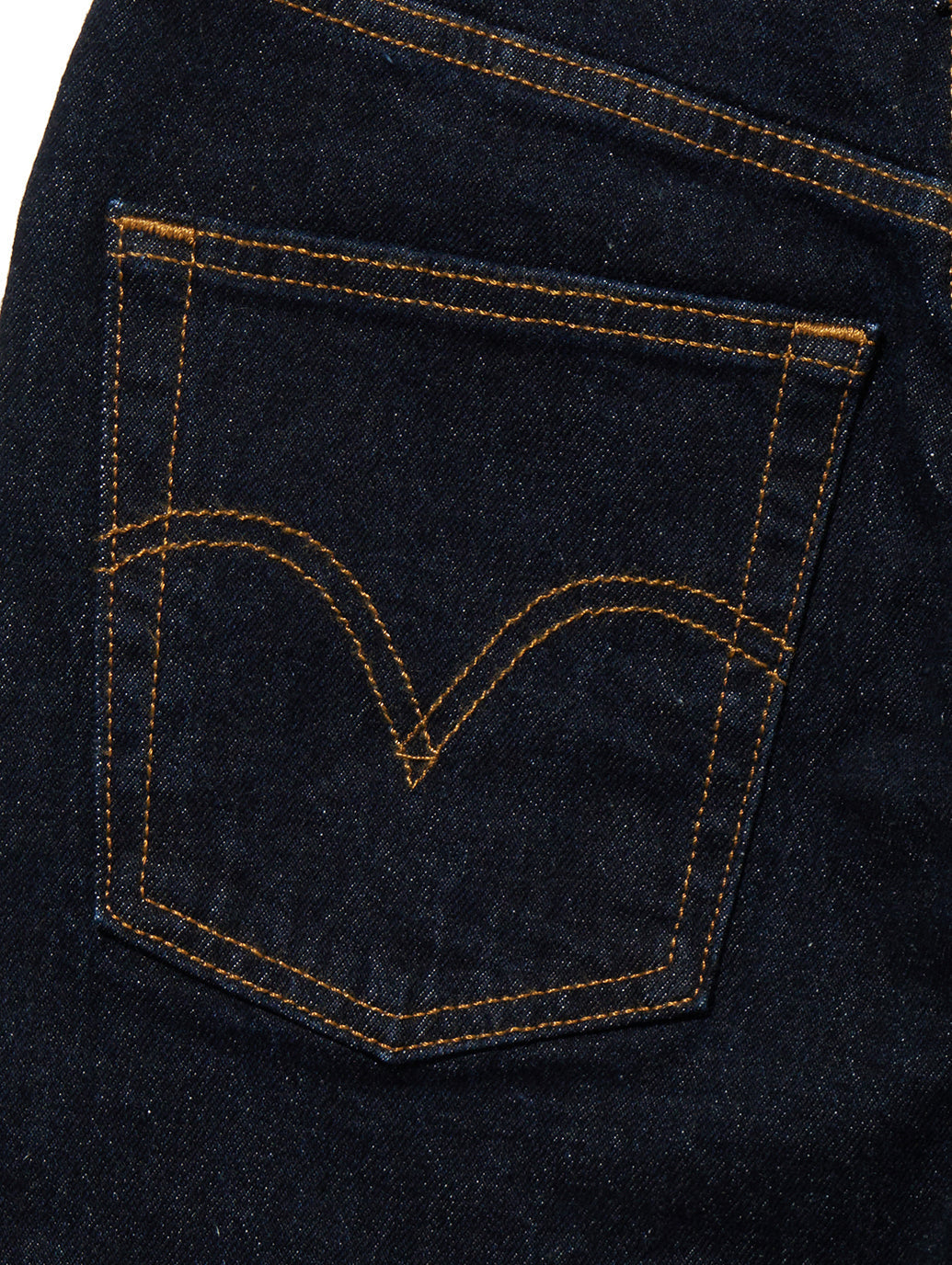 RIBCAGE ストレートジーンズ ダークインディゴ