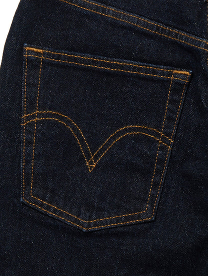 RIBCAGE ストレートジーンズ ダークインディゴ