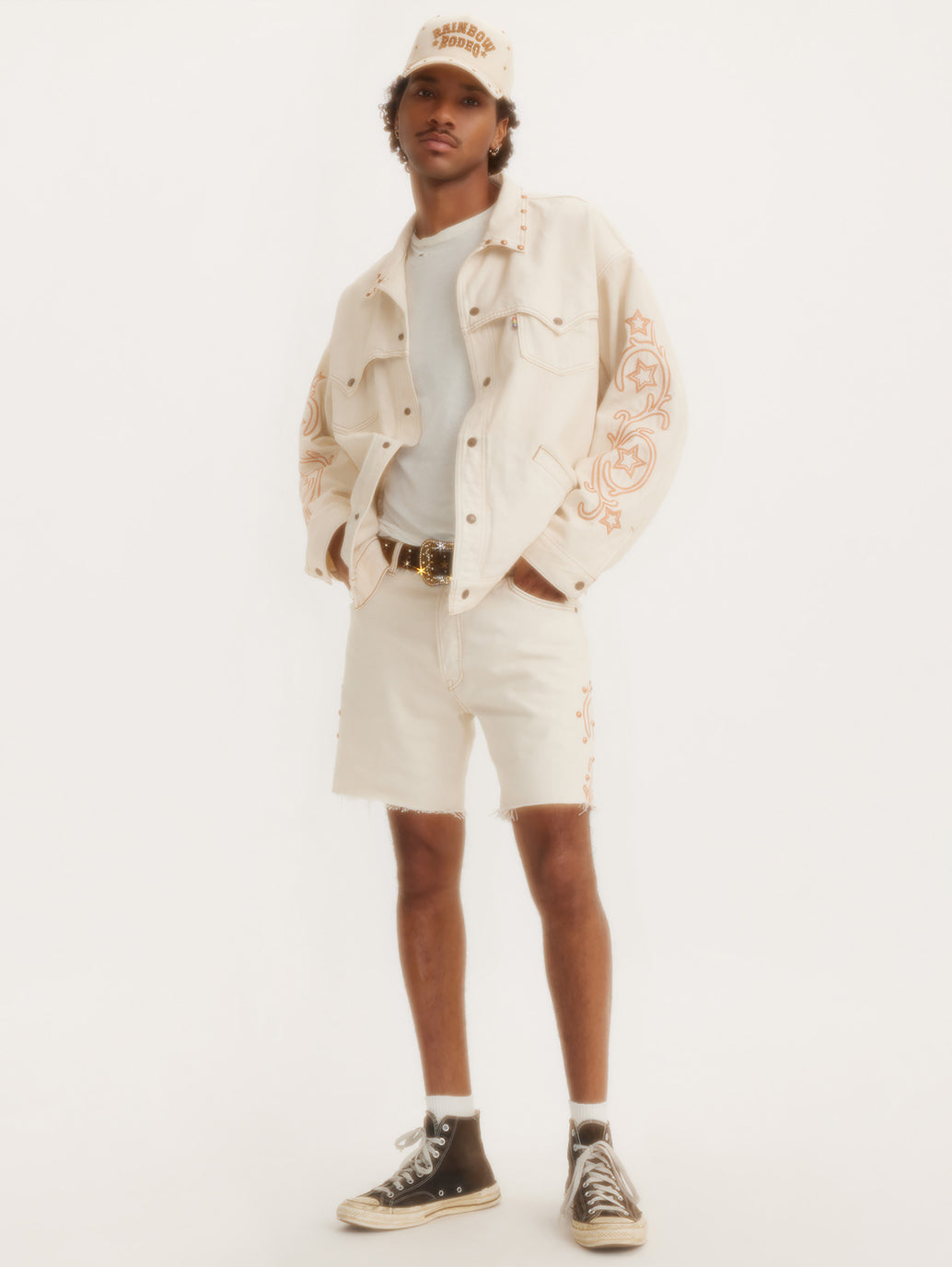 PRIDE COLLECTION 501®93 ショーツ ホワイト RODEO BOOTS