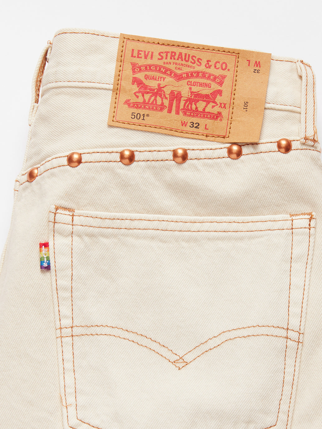 PRIDE COLLECTION 501®93 ショーツ ホワイト RODEO BOOTS