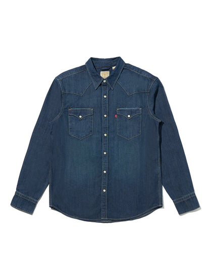 BARSTOW ウエスタンシャツ ダークインディゴ