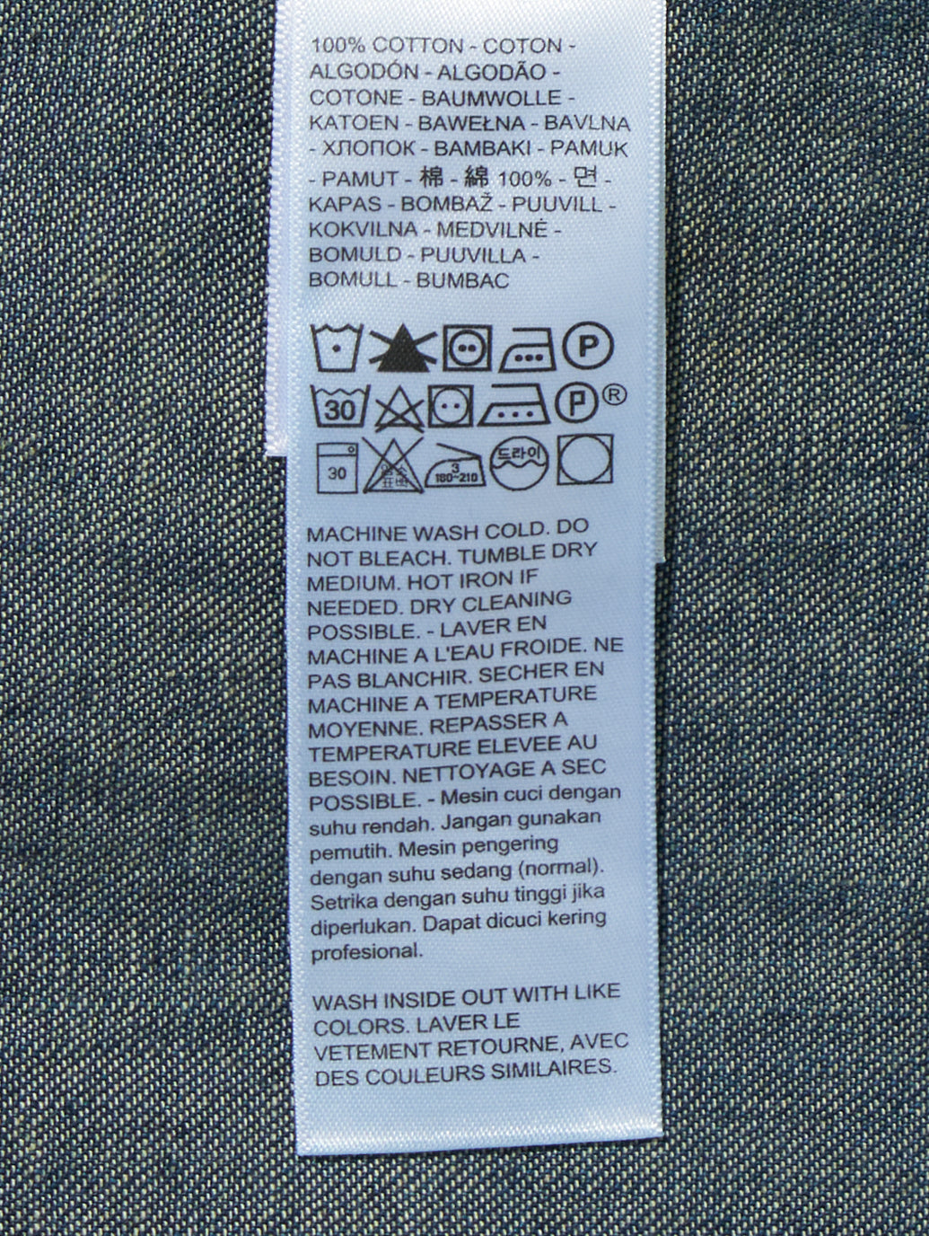 BARSTOW ウエスタンシャツ ダークインディゴ