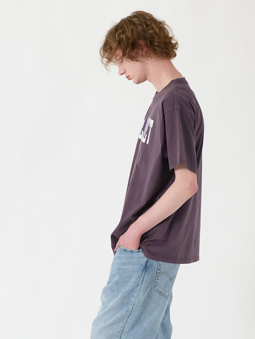 ヴィンテージ グラフィック Tシャツ パープル SPACE CADET