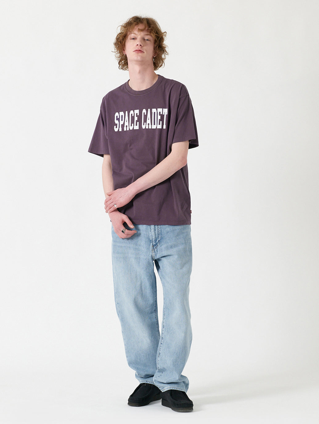 ヴィンテージ グラフィック Tシャツ パープル SPACE CADET