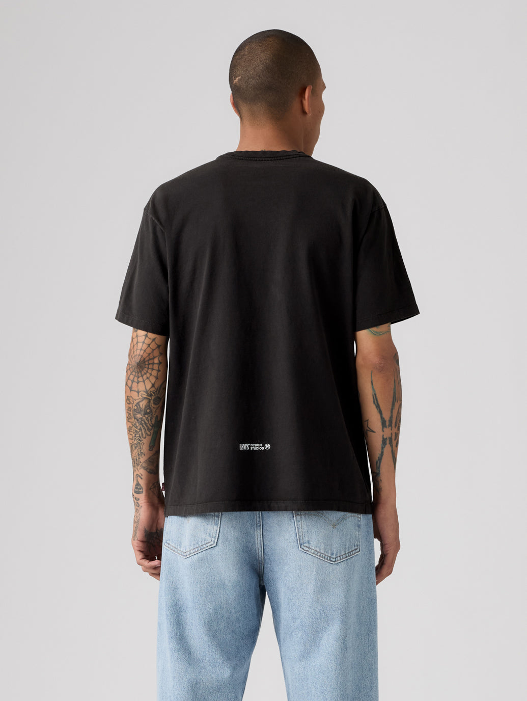 VINTAGE FIT GRAPHIC TEE SUPER BLOOM 2 JET BLACK